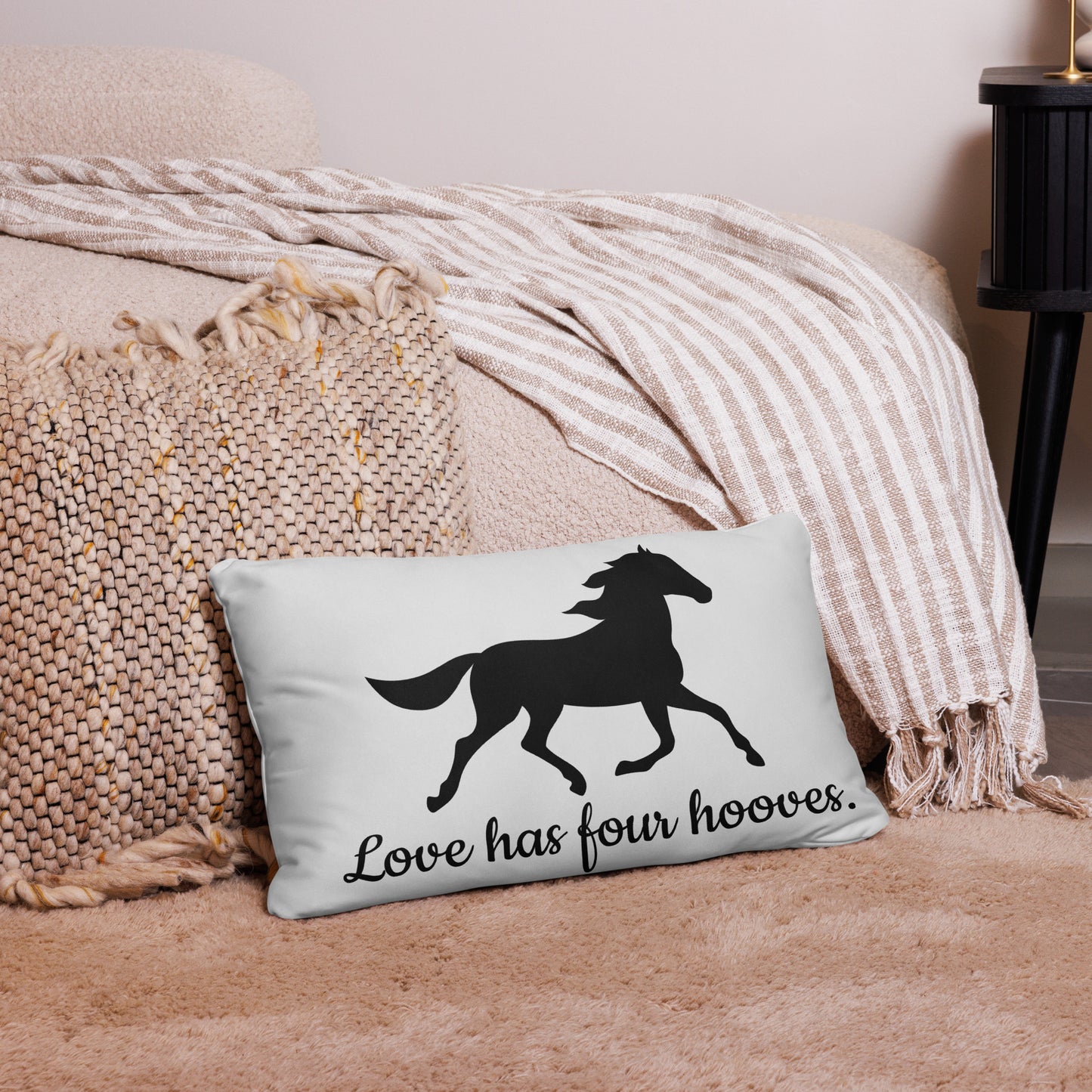 Love has four hooves Pillow