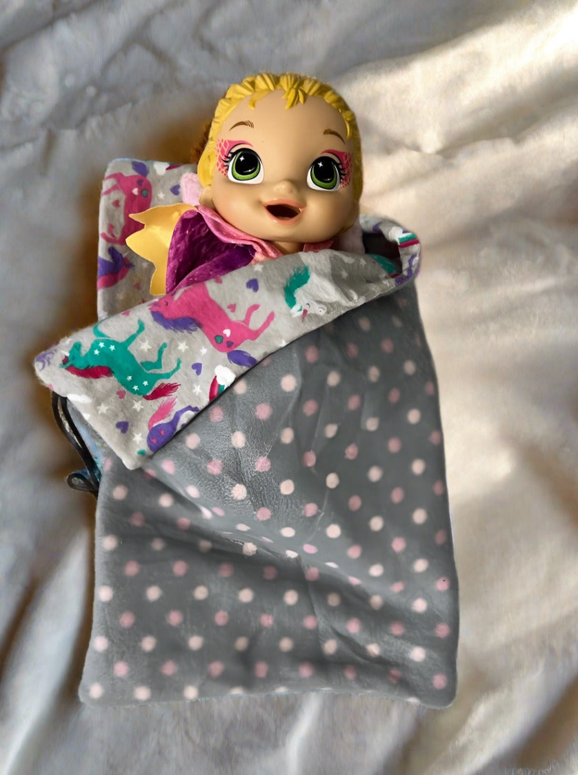 Handmade Doll Blankets & Doll Sized Pillows