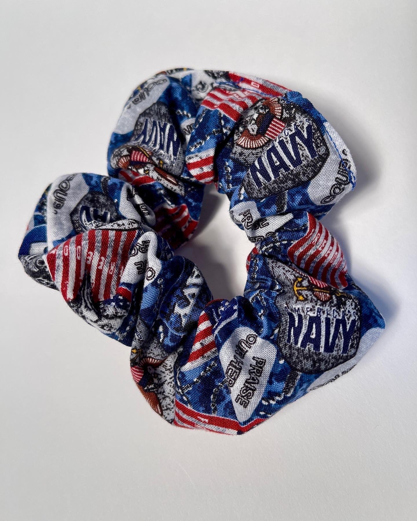 Patriotic and Military Branch Scrunchies