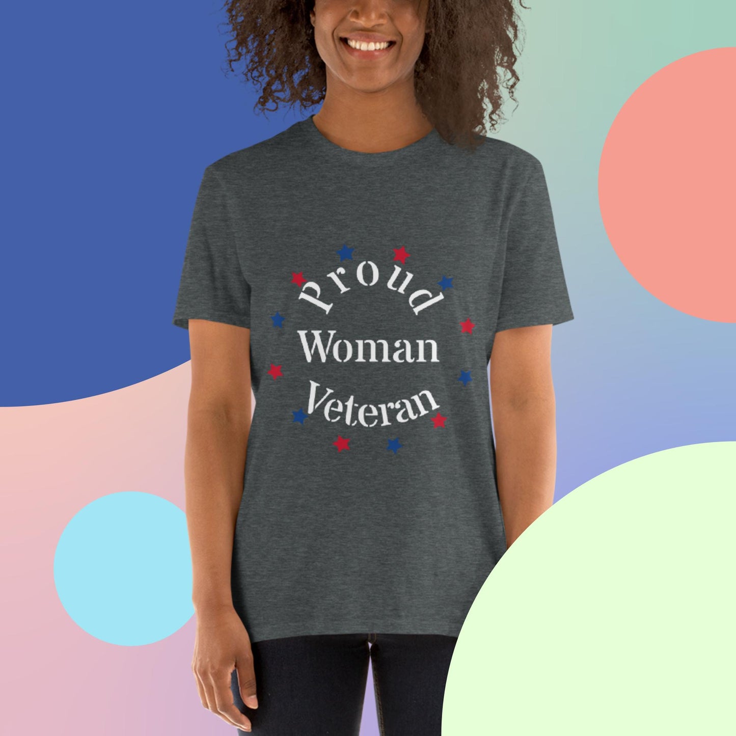 Proud Woman Veteran - Unisex T-Shirt