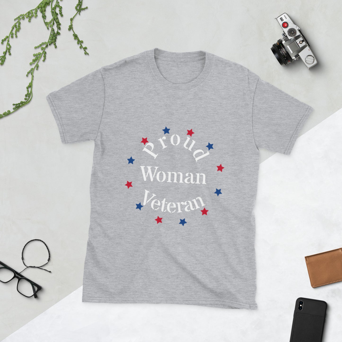 Proud Woman Veteran - Unisex T-Shirt