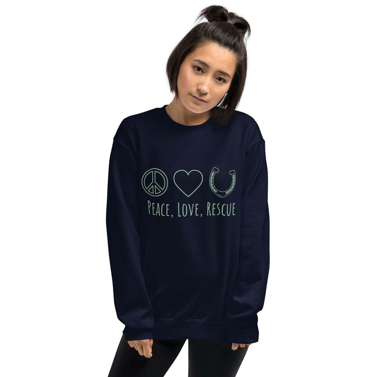 Peace, Love, Rescue - Unisex Sweatshirt