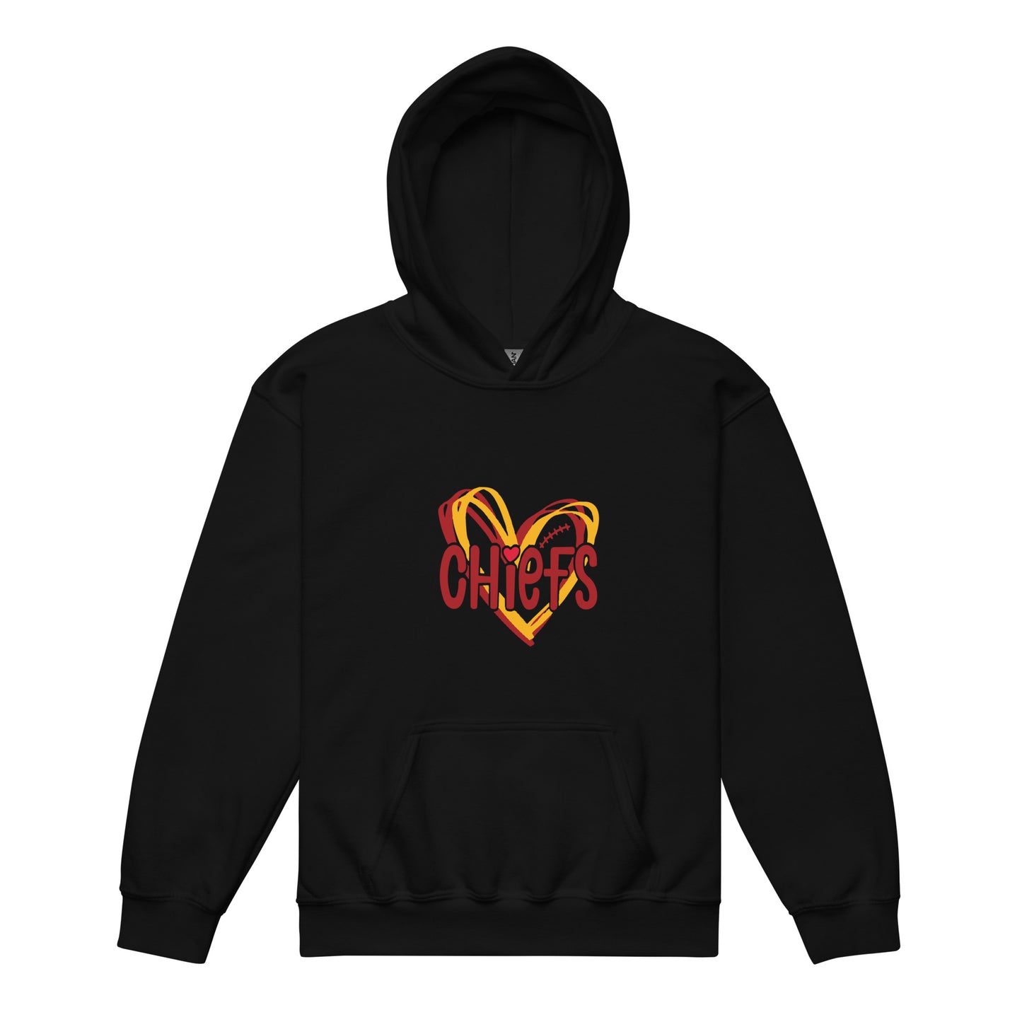 KC Chief's Heart - Youth hoodie